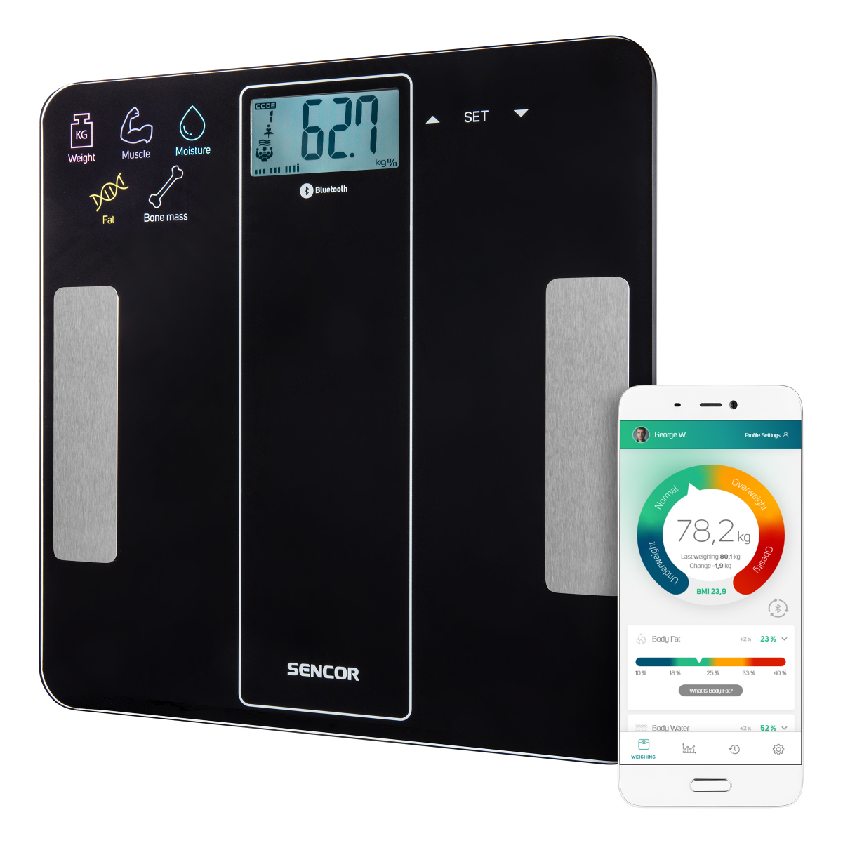 Bluetooth Fitness Scale